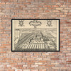 Tongerloo - Wenceslaus Hollar - 1650 - Matte Paper Framed Poster Museum quality 7739358