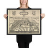 Tongerloo - Wenceslaus Hollar - 1650 - Matte Paper Framed Poster Museum quality 7739358