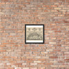 Tongerloo - Wenceslaus Hollar - 1650 - Matte Paper Framed Poster Museum quality 7739358