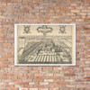 Tongerloo - Wenceslaus Hollar - 1650 - Matte Paper Framed Poster Museum quality 7739358