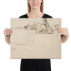 Dordrecht - James McNeill Whistler - 1886 - Canvas Museum quality 7738617