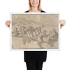 The Miraculous Draught of Fishes - Niccolò Vicentino - 1540–1550 (republished 1609) - Photo Paper Framed Poster Museum quality 7723768