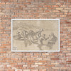 The Miraculous Draught of Fishes - Niccolò Vicentino - 1540–1550 (republished 1609) - Photo Paper Framed Poster Museum quality 7723768