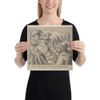 Bearing the Body of Christ - Hieronymus (Jerome) Wierix - 1586 - Canvas Museum quality 7725279
