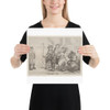 The Departure - Thomas Rowlandson - April 29, 1784 - Photo Paper Poster Museum quality 7746709