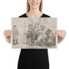 The Departure - Thomas Rowlandson - April 29, 1784 - Photo Paper Poster Museum quality 7746709