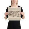 Artists Drawing and Painting in a Studio - Pier Francesco Mola - 1612–66 - Photo Paper Poster Museum quality 7744705