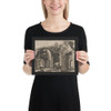 Ruins with Arched Vaults, from the series Roman Ruins and Buildings - Johannes van Doetecum I - 1562 - Matte Paper Framed Poster Museum quality 7739056