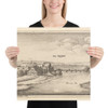 Cannstadt - Wenceslaus Hollar - 1665 - Paper Poster Museum quality 7740016