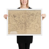 Design for a Coffer - Anonymous, Italian, 19th century - 19th century - Matte Paper Framed Poster Museum quality 7739335