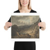 Storm Over A Lake - Joseph Barber - 1800–1811 - Photo Paper Poster Museum quality 7744567