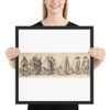 Eight Beggars - Wenceslaus Hollar - 1630 - Photo Paper Framed Poster Museum quality 7739976
