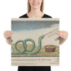 The American Rattlesnake Presenting Monsieur his Ally [sic] a Dish of Frogs - J. Barrow - November 8, 1782 - Photo Paper Poster Museum quality 7740846