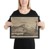 Drachenfels and Lowenburg - Wenceslaus Hollar - 1652–77 - Matte Paper Framed Poster Museum quality 7740069