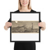 Drachenfels and Lowenburg - Wenceslaus Hollar - 1652–77 - Matte Paper Framed Poster Museum quality 7740069