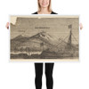 Drachenfels and Lowenburg - Wenceslaus Hollar - 1652–77 - Matte Paper Framed Poster Museum quality 7740069