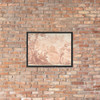 Hilly Landscape with Three Figures - Aureliano Milani - 1675–1749 - Photo Paper Framed Poster Museum quality 7744741