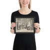 Employment Bureau - Abraham Bosse - ca. 1633 - Matte Paper Framed Poster Museum quality 7739553