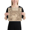 Alternate Designs for a Cove Decoration - Anonymous, Italian, Roman-Bolognese, 17th century - 17th century - Photo Paper Poster Museum quality 7745906