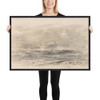 The South Downs - Anonymous, British, early 19th century - 19th century - Matte Paper Framed Poster Museum quality 7724003