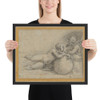 The Christ Child and Saint John the Baptist - Sebastiano del Piombo (Sebastiano Luciani) - 1485–1547 - Matte Paper Framed Poster Museum quality 7743928