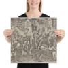 The Tournament - Matthäus Zasinger - 1500 - Paper Poster Museum quality 7747002