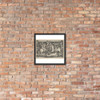 Hercules Fighting Against the Trojans from The Labors of Hercules - Sebald Beham - Photo Paper Framed Poster Museum quality 7747213
