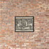 Hercules Fighting Against the Trojans from The Labors of Hercules - Sebald Beham - Photo Paper Framed Poster Museum quality 7747213