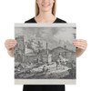 View of Saint-Andéol - Jean Jacques de Boissieu - 1774 - Paper Poster Museum quality 7745830