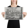View of Saint-Andéol - Jean Jacques de Boissieu - 1774 - Paper Poster Museum quality 7745830