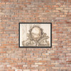 Design for an Overdoor Decoration with Variant (recto); Sketch of a Marbled Wall (verso) - Anonymous, Italian, Bolognese, 18th century - 1740–60 - Photo Paper Framed Poster Museum quality 7744336