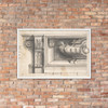 Design for a Sarcophagus or an Urn in a Niche - Anonymous, Italian, Piedmontese, 18th century - 1700–1780 - Matte Paper Framed Poster Museum quality 7745612