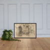 Two Doorways - James McNeill Whistler - 1879–80 - Photo Paper Framed Poster Museum quality 7741934
