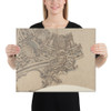 Design for a Part of a Painted Vaulted Ceiling with a Coat of Arms in Form of a Cross - Anonymous, Italian, Piedmontese, 18th century - 1700–1780 - Canvas Museum quality 7744805