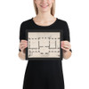 Ground Plan for a Palace - Degana - n.d. - Matte Paper Framed Poster Museum quality 7743808