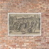The Massacre of the Innocents - Agostino Veneziano (Agostino dei Musi) - ca. 1512–13 - Photo Paper Framed Poster Museum quality 7742631