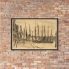 Billingsgate - James McNeill Whistler - 1859 - Matte Paper Framed Poster Museum quality 7741749