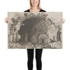 Barrel Vault with Coffering from the series Roman Ruins and Buildings - Johannes van Doetecum I - 1562 - Photo Paper Poster Museum quality 7739443