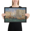 The Orange Market, Venice - James Holland - 1867 - Photo Paper Framed Poster Museum quality 7743523