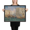 The Orange Market, Venice - James Holland - 1867 - Photo Paper Framed Poster Museum quality 7743523