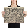 The Fat Kitchen - Pieter van der Heyden - 1563 - Photo Paper Poster Museum quality 7723854