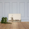 Landscape with Windmill - Anthonie Erkelens - late 18th century - Canvas Museum quality 7719757