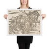 The Great Triumphal Car third sheet - Albrecht Dürer - n.d. - Photo Paper Framed Poster Museum quality 7725276