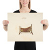 Design for a Firescreen (?) - Anonymous, French, 19th century - 19th century - Photo Paper Poster Museum quality 7740540