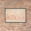 Bacchanals - Anonymous, French, 18th century - 18th Century - Photo Paper Framed Poster Museum quality 7746380
