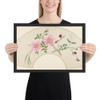Fan Design with Flower Motifs - Anonymous, French, 19th century - 19th century - Photo Paper Framed Poster Museum quality 7725277
