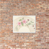 Fan Design with Flower Motifs - Anonymous, French, 19th century - 19th century - Photo Paper Framed Poster Museum quality 7725277