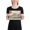 April - Wenceslaus Hollar - 1628–29 - Photo Paper Poster Museum quality 7738697