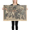The Rival Whiskers - Theodore Lane - ca. 1824 - Photo Paper Poster Museum quality 7746782