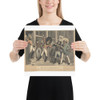 The Rival Whiskers - Theodore Lane - ca. 1824 - Photo Paper Poster Museum quality 7746782